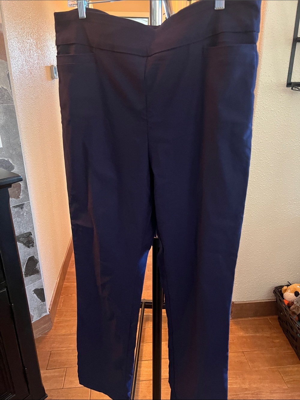 Kim Rogers Navy Women's Dress Pants - Straight Leg
